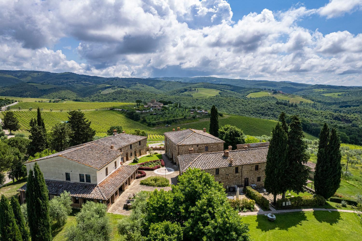 קסטלינה אין קיאנטי Relais Riserva Di Fizzano מראה חיצוני תמונה